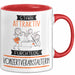 Konzertveranstalterin Tasse Geschenk Becher Stark Attraktiv Furchtlos Konzertveranstalterin Lustige Geschenkidee Rot Trendation
