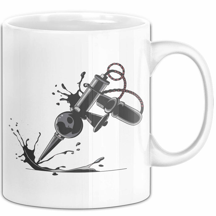 Tätowierer Tasse Geschenkidee Tattoo Meister Lustiger Spruch Geschenkidee Lustig Weiß Trendation