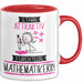 Mathematikerin Tasse Geschenk Becher Stark Attraktiv Furchtlos Mathematikerin Lustige Geschenkidee Rot Trendation
