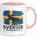 Schweden Skandinavien Schwedisch Tasse Geschenk Lustige Geschenkidee Spruch Elk Bull Sverige Scandinavia Rosa Trendation