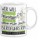 Bergführerin Tasse Geschenk Spruch Wer Will Schon Prinzessin Sein Wenn Man Auch Bergführerin Sein Kann Weiß Trendation