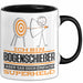 Bogenschießer Geschenk Tasse Ich Bin Bogenschießer Aber Sag Doch Einfach Superheld Lustige Geschenkdiee für Bogenschießer Kaffee-Becher Schwarz Trendation