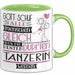 Tänzerin Geschenk Becher Tasse Gott Schuf Alle Menschen Gleich Nur Die Besten Durfeten Tänzerin Werden Geschenkidee Lustig Grün Trendation