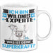 Wildnixexperte Tasse Geschenk für Wildnixexperte Geburtstag Lustiger Spruch Kaffee-Becher Was Ist Deine Superkraft Weiß Trendation