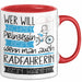 Radfahrerin Tasse Geschenk Spruch Wer Will Schon Prinzessin Sein Wenn Man Auch Radfahrerin Sein Kann Rot Trendation