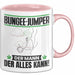 Bungee-Jumper Tasse Geschenk für Bungee-Jumper Der Mann Der Alles Kann Geschenkidee zum Geburtstag Rosa Trendation