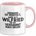 Wilfried Tasse Niemand Ist Perfekt, Wilfried Ist Nah Dran Geschenk Rosa Trendation