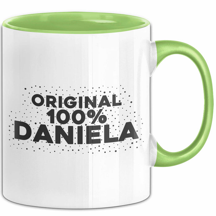 Daniela Tasse Original 100% Daniela Geschenk Grün Trendation
