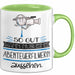 Abenteuerfilmerin Geschenk Tasse So Gut Kann Nur Eine Abenteuerfilmerin Aussehen Geschenkidee Geburtstag Weihnachten Lustig Grün Trendation