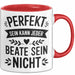 Beate Tasse Geschenk Perfekt Sein Kann Jeder Geschenkidee Geburtstag Rot Trendation