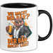 Bär Beim Biertrinken Tasse Geschenk Lustige Geschenkidee Spruch Wie Macht Der Bär? Der Bär Macht Leer Schwarz Trendation