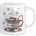 Winterzeit Tasse Geschenkidee für Schneeliebhaber Weiß Trendation