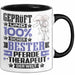 Pferdetherapeut Geschenk Lustiger Spruch für Pferdetherapeut Geschenkidee Bester Pferdetherapeut Der Welt Schwarz Trendation