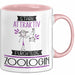 Zoologin Tasse Geschenk Becher Stark Attraktiv Furchtlos Zoologin Lustige Geschenkidee Rosa Trendation