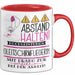Gleitschirmfliegerin Tasse Geschenk Lustig Abstand Halten Hochleistungs-Gleitschirmfliegerin Mit Drang Zur Perfektion Bei Der Arbeit Rot Trendation