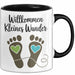Baby Geburt Neue Eltern Tasse Geschenk Lustige Geschenkidee Spruch Willkommen Kleines Wunder Trendation