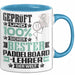 Paddelboard-Lehrer Geschenk Lustiger Spruch für Paddelboard-Lehrer Geschenkidee Bester Paddelboard-Lehrer Der Welt Blau Trendation