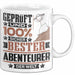 Abenteurer Geschenk Lustiger Spruch für Abenteurer Geschenkidee Bester Abenteurer Der Welt Weiß Trendation