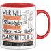 Bandmitglied Tasse Geschenk Spruch Wer Will Schon Prinzessin Sein Wenn Man Auch Bandmitglied Sein Kann Rot Trendation