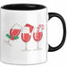 Weihnachten Weinglas Tasse Geschenk Weihnachtliche Grafik Weinliebhaber Kaffee-Becher Trendation