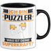 Puzzler Tasse Geschenk für Puzzler Geburtstag Lustiger Spruch Kaffee-Becher Was Ist Deine Superkraft Trendation
