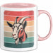 Ziegenbauer Ziegen Tier Tasse Geschenk Lustige Geschenkidee Spruch Rosa Trendation