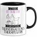 Tierverhaltenstherapeutin Tasse Geschenk Becher Stark Attraktiv Furchtlos Tierverhaltenstherapeutin Lustige Geschenkidee Trendation