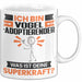 Vogel-Adoptierender Tasse Geschenk für Vogel-Adoptierender Geburtstag Lustiger Spruch Kaffee-Becher Was Ist Deine Superkraft Weiß Trendation