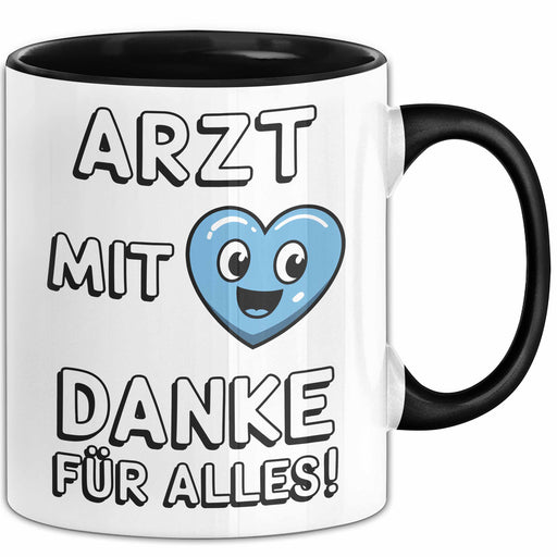 Arzt Tasse Geschenk Lustige Geschenkidee Spruch Arzt Mit Danke Für Alles Trendation