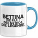 Bettina Tasse Bettina – Die Frau. Der Mythos. Die Legende. Geschenk Blau Trendation