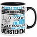 Musikarrangeur Geschenk Tasse Geschenkidee für Musikarrangeur Geburtstag Lustig Ich Bin Musikarrangeur Ich Kann Es Dir Erklären Aber Nicht Für Dich Verstehen Schwarz Trendation