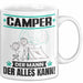 Camper Tasse Geschenk für Camper Der Mann Der Alles Kann Geschenkidee zum Geburtstag Weiß Trendation