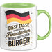 Fantastischer Neuer Deutscher Bürger Tasse Geschenkidee Grün Trendation