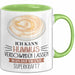 Hummus-Liebhaber Tasse Geschenk Ich Kann Hummus Verschwinden Lassen Was Ist Deine Superkraft Becher Geschenkidee Hummus Kaffee-Becher Grün Trendation