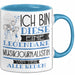 Musikjournalistin Tasse Geschenk Ich Bin Diese Eine Legendäre Musikjournalistin Von Der Alle Reden Geschenkidee Geburtstag Weihnachten Blau Trendation