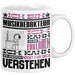 Musikredakteur Geschenk Tasse Lustige Geschenkdiee für einen Musikredakteur Geburtstag Ich Bin Musikredakteur Ich Kann Es Dir Erklären Aber Nicht Für Dich Verstehen Weiß Trendation