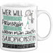 Saxophonistin Tasse Geschenk Spruch Wer Will Schon Prinzessin Sein Wenn Man Auch Saxophonistin Sein Kann Weiß Trendation
