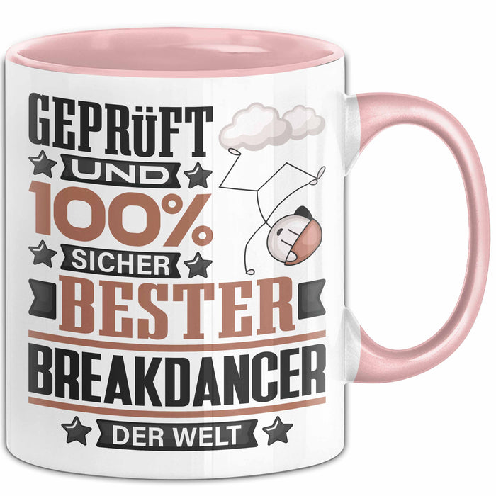 Breakdancer Geschenk Lustiger Spruch für Breakdancer Geschenkidee Bester Breakdancer Der Welt Rosa Trendation