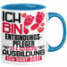 Entbindungspfleger Ausbildung Tasse Geschenk Ich Bin Entbindungspfleger In Der Ausbildung Ich Darf Das Geschenkidee Spruch Blau Trendation