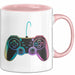 Gamer Gaming Liebhaber Tasse Geschenk Lustige Geschenkidee Spruch Game Controller Rosa Trendation