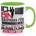 Kaufmann für Büromanagement Ausbildung Tasse Geschenk Ich Bin Kaufmann für Büromanagement In Der Ausbildung Ich Darf Das Geschenkidee Spruch Grün Trendation
