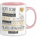Pilates-Enthusiastin Geschenk Becher Tasse Gott Schuf Alle Menschen Gleich Nur Die Besten Durfeten Pilates-Enthusiastin Werden Geschenkidee Lustig Rosa Trendation