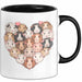 Meerschweinchen Herz Tierliebhaber Tasse Geschenk Lustige Geschenkidee Spruch Trendation