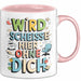 Bürokollege Tasse Geschenkidee Es Wird Hier Richtig Kacke Rosa Trendation