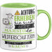 Wildtierschützerin Tasse Geschenk Lustiger Spruch Bitte Erheben Sie Sich Seine Majestät Die Wildtierschützerin Betritt Den Raum Grün Trendation