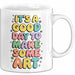 Kunstliebhaber Kunstlehrer Künstler Tasse Geschenk Lustige Geschenkidee Spruch Es Ist Ein Guter Tag Um Kunst Zu Machen Weiß Trendation