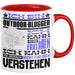 Outdoor-Blogger Geschenk Kaffee-Tasse Geschenkidee für Outdoor-Blogger Ich Bin Outdoor-Blogger Ich Kann Es Dir Erklären Jedoch Nicht Für Dich Verstehen Spruch Lustig Rot Trendation