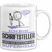 Schriftsteller Geschenk Tasse Ich Bin Schriftsteller Aber Sag Doch Einfach Superheld Lustige Geschenkdiee für Schriftsteller Kaffee-Becher Weiß Trendation