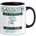 Bassistin Und Prinzessin Tasse Geschenk Für Eine Bassistin Geburtstag Was Ist Deine Superkraft Trendation