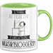 Musikbloggerin Tasse Geschenk Becher Stark Attraktiv Furchtlos Musikbloggerin Lustige Geschenkidee Grün Trendation